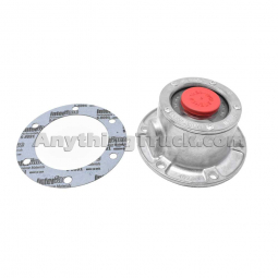 Stemco 300-4024 Bolt-On Hub Cap and Gasket, 6 Holes, 4-1/2" Bolt Circle