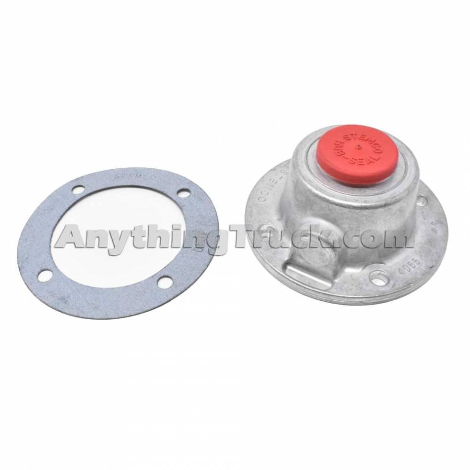 Genuine Stemco 340-4065 Hub Cap and Gasket, 4 Hole, 3.625