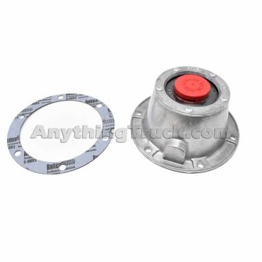 Genuine Stemco 340-4066 Hub Cap and Gasket, 6 Hole, 5.125" Bolt Circle, 2.875" Tall