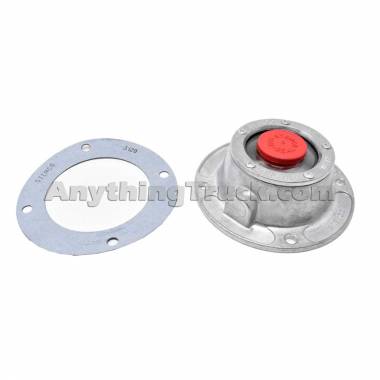 Genuine Stemco 340-4186 4-Hole Hub Cap and Gasket, 5" Bolt Circle