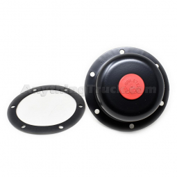 Stemco 340-5094 Stamped Steel Grease Hub Cap & Gasket, 5-1/2" Bolt Circle, 6 Holes