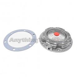 Stemco 343-4098 Bolt-On Hub Cap & Gasket, 6 Holes, 5-1/2" Bolt Circle, 1-1/4" Height, With Side Plug
