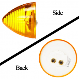 Truck-Lite 10203Y Model 10 Amber Sealed 2-1/2" Beehive Marker Light