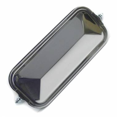 Stainless Steel 7" x 16" Standard V-Back West Coast Mirror