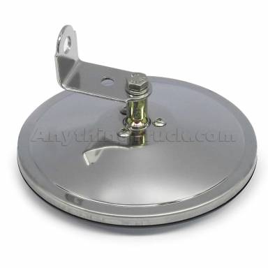 Tow Pro 708478 Stainless Steel 6" Center Mount Convex Mirror with L-Bracket