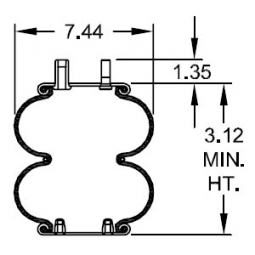 Watson & Chalin AS-0068 Lift Axle Air Spring