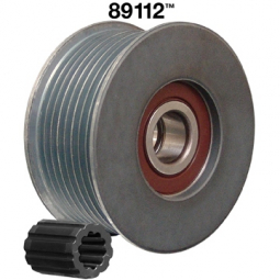 Dayco 89112 Heavy Duty Idler/Tensioner Pulley, 8 Rib Max Belt Width