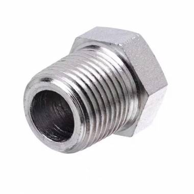 Gates G60130-1612 Pipe Reducer Bushing, 1" Male Pipe Thread To 3/4" Female Pipe Thread, Steel