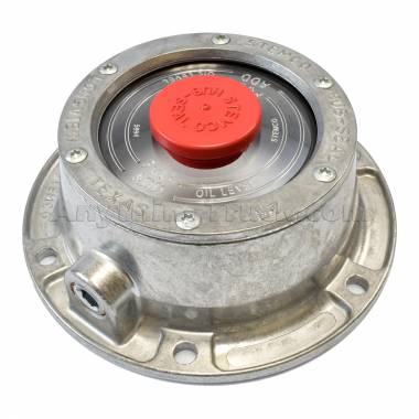 Genuine Stemco 303-4009 Bolt-On Hub Cap and Gasket, 6 Hole 5.5" Bolt Circle, Pipe Plug