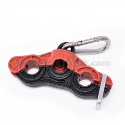 Tectran 47367 3-Hole TEC-360 Clamp, 360 Degree Swivel, No Binding