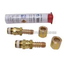 Tramec Sloan 431410 1/2" Hose End Air Brake Hose Repair Kit With 1/2" Fittings