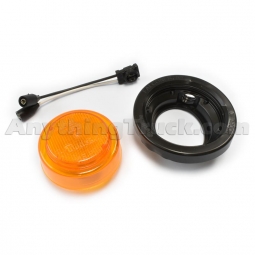 Truck-Lite 10050Y 2.5" Yellow LED Clearance/Marker Light Kit with Grommet and Plug