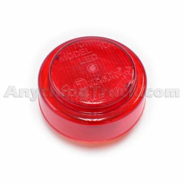 Truck-Lite 10250R Red 2-LED 2.5" Round LED Clearance/Marker Light, Grommet, 12V