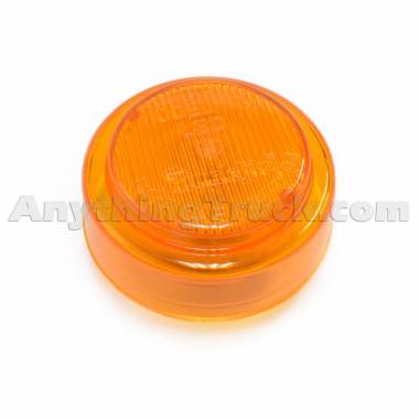 Truck-Lite 10250Y Amber 2-LED 2.5" Round LED Clearance/Marker Light, Grommet, 12V