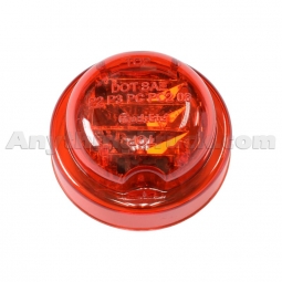 Truck-Lite 10275R Grommet-Mounted Red LED 2.5" Clearance/Marker Light, Uses Standard Plug