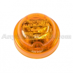 Truck-Lite 10275Y Grommet-Mounted Yellow LED 2.5" Clearance/Marker Light, Uses Standard Plug