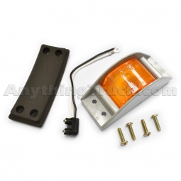 Truck-Lite 12003Y Deflector Mount Red Series 12 Clearance/Marker Light Kit
