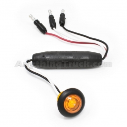 Truck-Lite 33205Y Yellow 33-Series Dual Function LED Marker Clearance Light, 12 Volts,Rubber Grommet