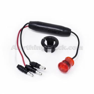 Truck-Lite 33207R Red 3/4" 33-Series Dual-Brightness LED Marker, Nylon Flange Mount