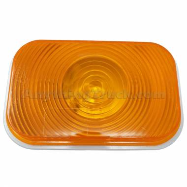 Truck-Lite 45202Y Super 45 Rectangular Incandescent Front Park/Turn Signal Lamp, Grommet Mount, 12V