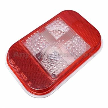 Truck-Lite 45204 Super 45 Rectangular Incandescent Back-Up Light, Reflectorized, Grommet Mount, 12V