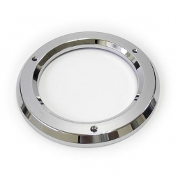 PTP 10484 Chrome Bezel for 4" Grommet-Mounted Round Lights