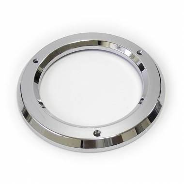 PTP 10484 Chrome Bezel for 4" Grommet-Mounted Round Lights