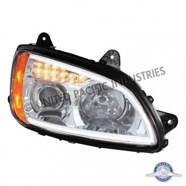 United Pacific 31518 RH "Chrome" Kenworth T660 Projection Headlight, Passenger Side (DISCONTINUED)