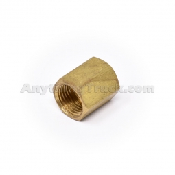 Velvac 006204 Inverted Flare Union, 1/4" Tube, 7/16"-24 Thread