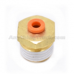 Velvac 016114 1/4" NPT x 1/8" Tubing Push-To-Connect Male Connector