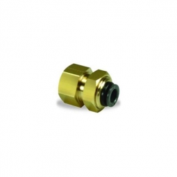Velvac 016813 Push to Connect Bulkhead Fitting, 3/8" PTC, 1/4" NPT Female