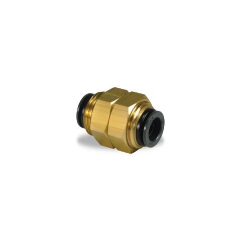 Velvac 016840 Push-To-Connect Bulkhead Air Fitting, 1/4 Velvac 016840 Push-To-Connect Bulkhead Air Fitting, 1/4