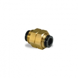 Velvac 016840 Push-To-Connect Bulkhead Air Fitting, 1/4" Tube