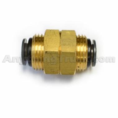 Velvac 016880 1/2" Tubing Push-To-Connect Bulkhead Union