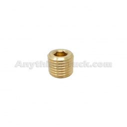 Velvac 017107 Countersunk Hex Plug, 1/4" NPT