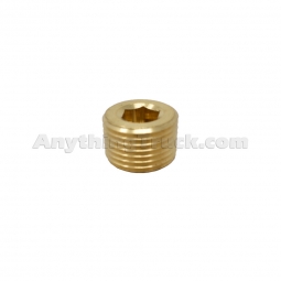 Velvac 017108 Countersunk Hex Plug, 3/8" NPT
