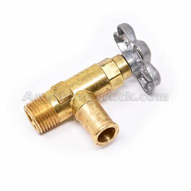 Velvac 023106 Brass Coolant Shutoff Valve, 5/8" OD, 3/8" Pipe