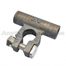 Velvac 057056 Positive 2/0 Gauge Right Angle Barrel Battery Terminal