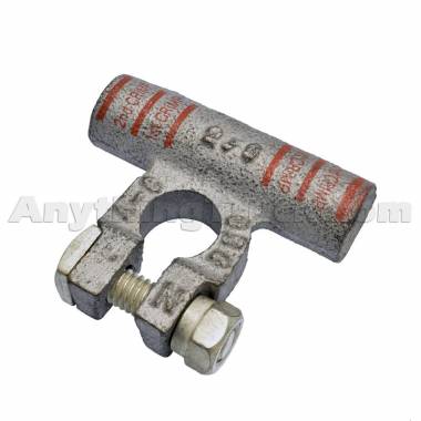Velvac 057057 Negative 2/0 Gauge Right Angle Barrel Battery Terminal