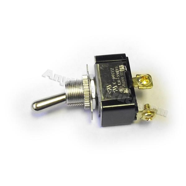 Velvac 090179 Toggle Switch, Single Pole/Single Throw, 21A 14 VDC