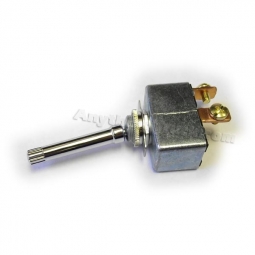 Velvac 090189 Toggle Switch, SPST, 50A @ 6/12/24 VDC, Screw Terminals,1-5/8" Chrome Toggle