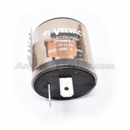 Velvac 091215 Two Terminal Electro-Mechanical Flasher, 1-10 Lamp Rating, 25 Amp
