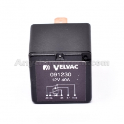 Velvac 091230 Heavy Duty Relay Kit With Diode, 40 Amp