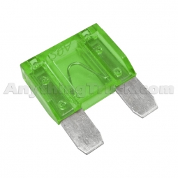 Velvac 091401 30 Amp MAXI Blade Fuse, Green Color