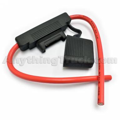 Velvac 091425 MAXI Inline Fuse Holder with Cover, 20-60 Amps