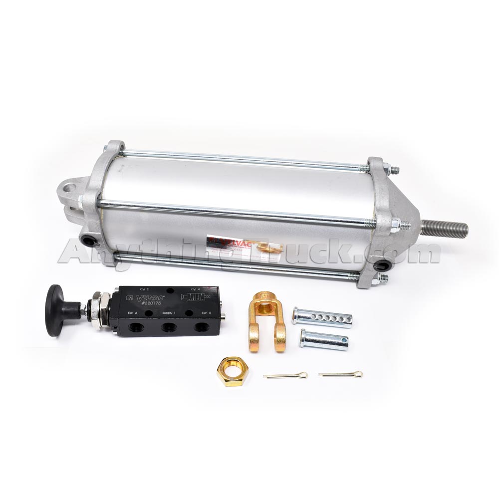 Velvac 101058 Air Cylinder Tailgate Lock Kit, 31/2" X 8" Air Stroke