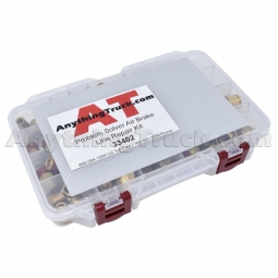 49-Piece Problem Solver Air Brake Line PTC Fitting and Pipe Thread Adapter Kit with Tubing Cutter