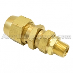 Velvac 500094 Swivel Fitting for 1/2" ID Air Brake Hose, 3/8" NPT