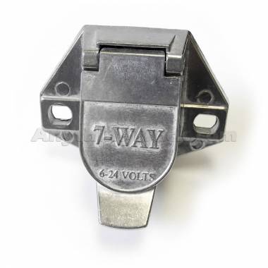 PTP 593083PTP Trailer Wiring Socket with Solid Pins, Brass Contacts