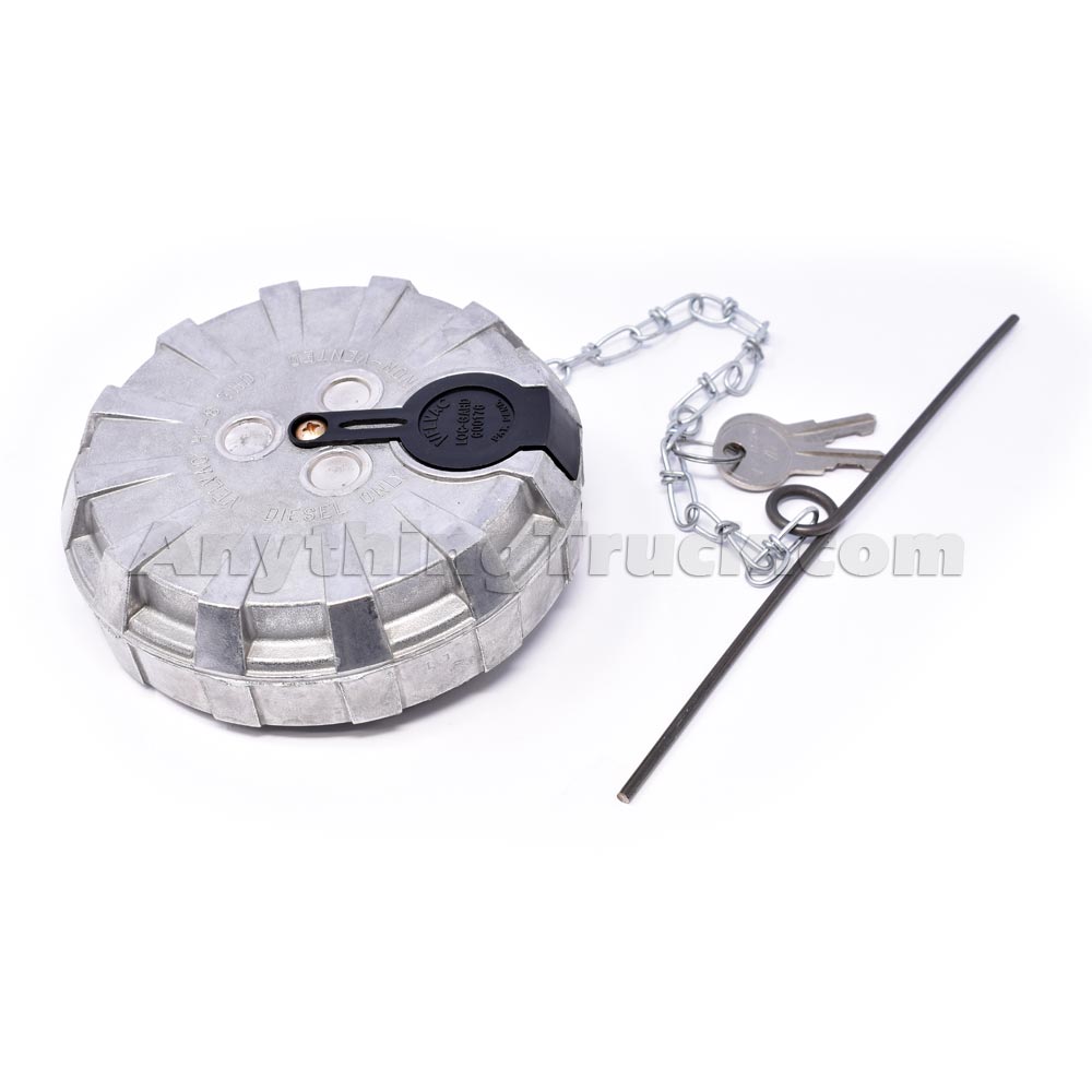 Velvac 6001696 4" Female Aluminum Locking Fuel Cap